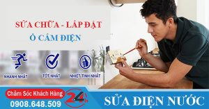 Lắp đặt sửa chữa ở cắm điện