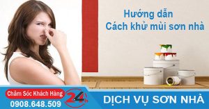 Hướng dẫn cách khử mùi sơn nhà