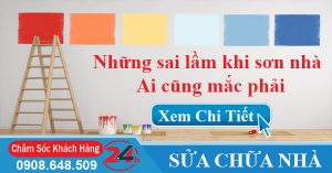 Những sai lầm khi sơn nhà ai cũng mắc phải