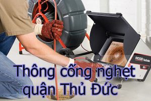 Thông cống nghẹt quận Thủ Đức