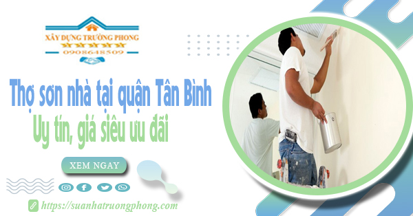 Thợ sơn nhà tại quận Tân Bình