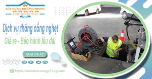 Dịch vụ thông cống nghẹt tại Nha Trang 100k | Bảo hành 5 năm