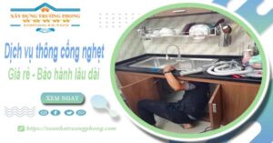 Dịch vụ thông cống nghẹt tại Sơn La - Chỉ 100k -【BH 5 năm】