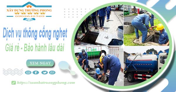 Dịch vụ thông cống nghẹt tại Tp Vinh - Chỉ 100k -【BH 5 năm】