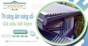 Thi công làm máng xối tôn, inox, nhựa tại Bảo Lộc | Giảm 10%