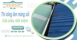 Thi công làm máng xối tôn, inox, nhựa tại Lâm Đồng giảm 10%