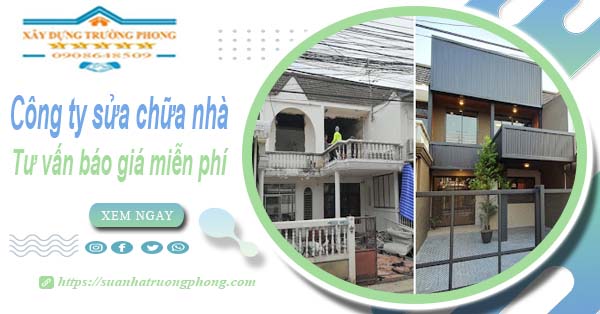 Công ty sửa chữa nhà tại Long An【Tư vấn báo giá miễn phí】