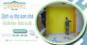 Báo giá chi phí dịch vụ thợ sơn nhà tại Thủ Dầu Một tiết kiệm 10%
