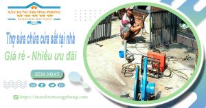 Báo giá thợ sửa chữa cửa sắt tại Dĩ An【Tiết kiệm 10%】