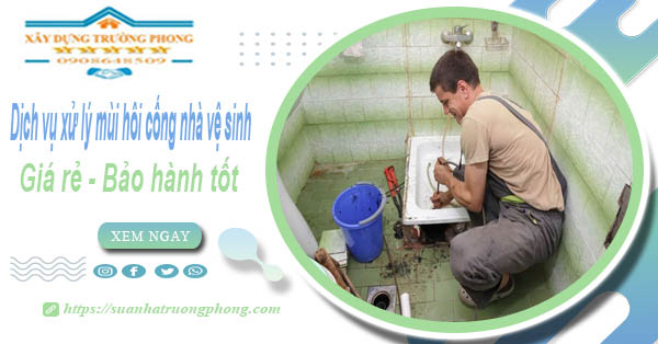 Dịch vụ xử lý mùi hôi cống nhà vệ sinh tại Nghệ An【BH 5 năm】