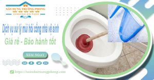 Dv xử lý mùi hôi cống nhà vệ sinh tại Nhơn Trạch【BH 5 năm】