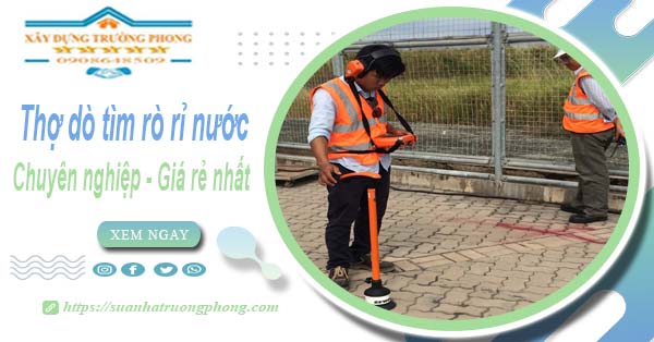 Báo giá chi phí dò tìm rò rỉ nước tại Quận 11【Lh 0908 648 509】