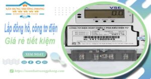 Giá lắp đồng hồ, công tơ điện tại Long Thành【Tiết kiệm 20%】