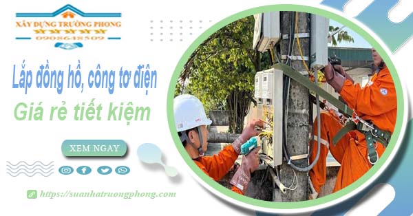 Giá lắp đồng hồ, công tơ điện tại Tp.Biên Hòa【Tiết kiệm 20%】