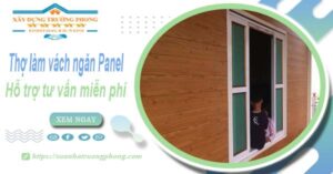 Thợ làm vách ngăn Panel tại Bình Tân【Hỗ trợ tư vấn miễn phí】
