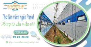 Thợ làm vách ngăn Panel tại Bình Thạnh【Hỗ trợ tư vấn miễn phí】