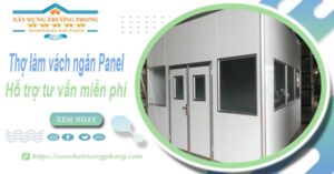 Thợ làm vách ngăn Panel tại Củ Chi【Hỗ trợ tư vấn miễn phí】