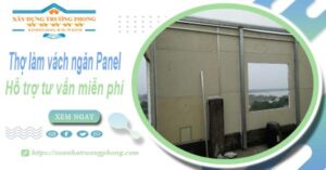 Thợ làm vách ngăn Panel tại Gò Vấp【Hỗ trợ tư vấn miễn phí】