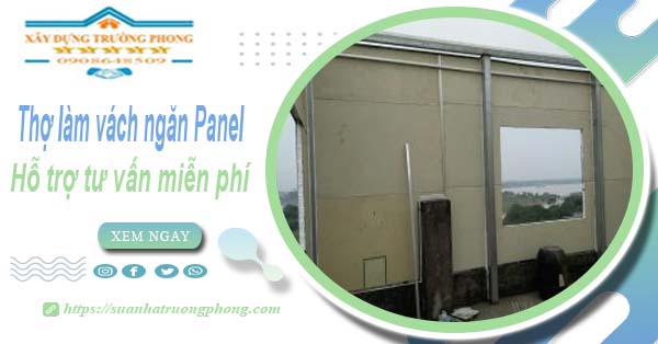 Thợ làm vách ngăn Panel tại Gò Vấp【Hỗ trợ tư vấn miễn phí】