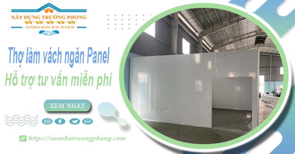 Thợ làm vách ngăn Panel tại Phú Nhuận【Hỗ trợ tư vấn miễn phí】
