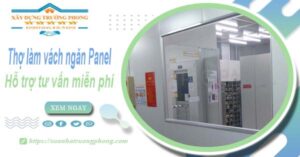 Thợ làm vách ngăn Panel tại Quận 1【Hỗ trợ tư vấn miễn phí】