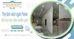 Thợ làm vách ngăn Panel tại Quận 12【Hỗ trợ tư vấn miễn phí】