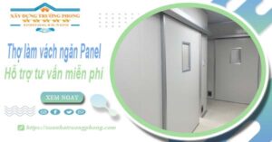 Thợ làm vách ngăn Panel tại Quận 3【Hỗ trợ tư vấn miễn phí】