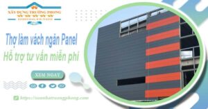 Thợ làm vách ngăn Panel tại Quận 8【Hỗ trợ tư vấn miễn phí】