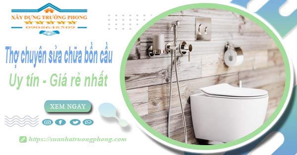 Thợ chuyên nhận sửa chữa bồn cầu tại Quận 8【Chỉ từ 199k】