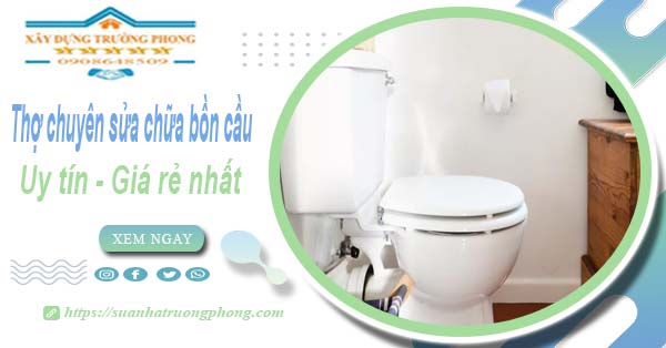 Thợ chuyên nhận sửa chữa bồn cầu tại Tân Phú【Chỉ từ 199k】